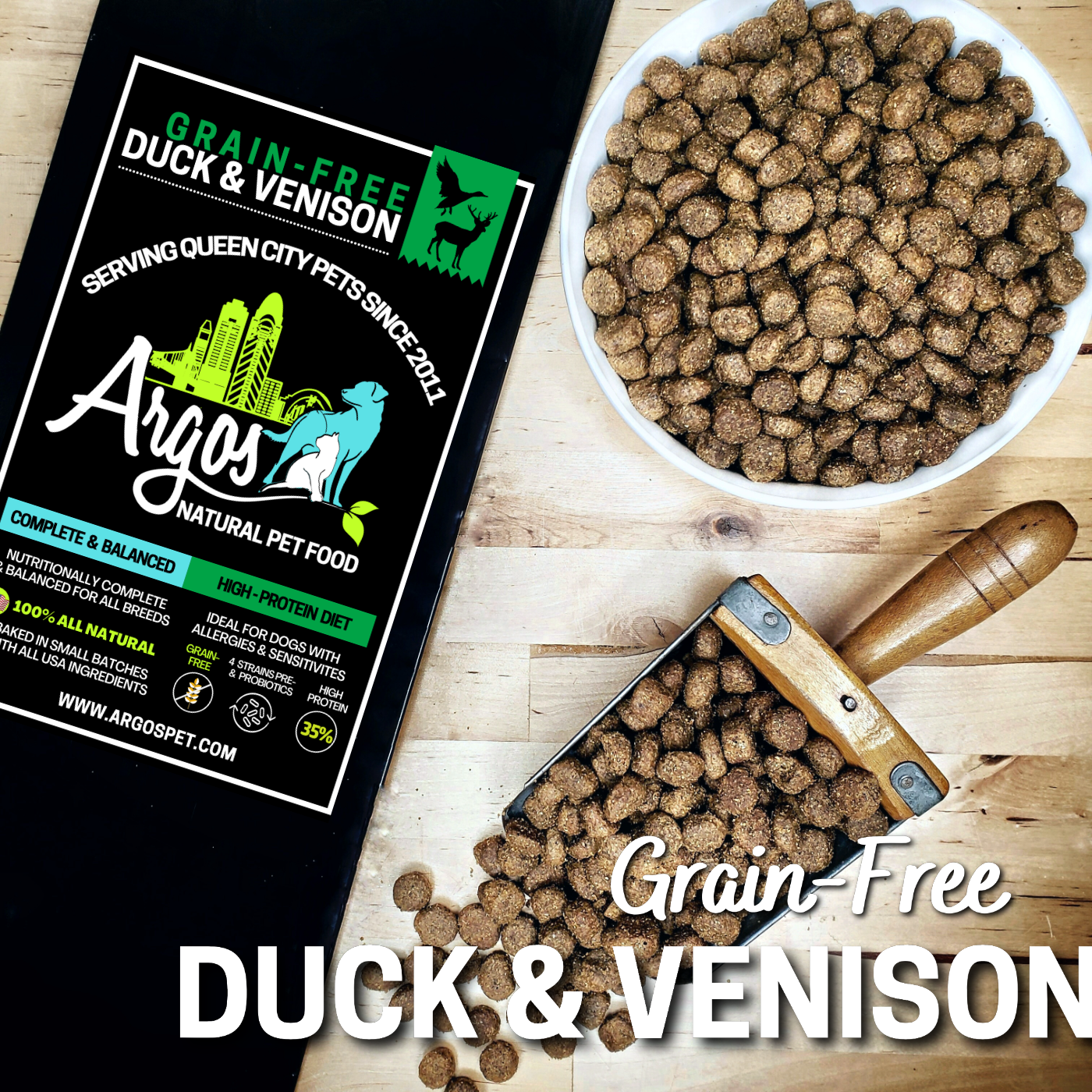 Argos Grain-Free Duck & Venison With Sweet Potato Dog Food (lb) | Argos ...